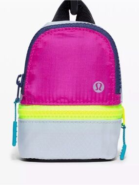 Lululemon City Adventurer Backpack Nano pink keychain accessory